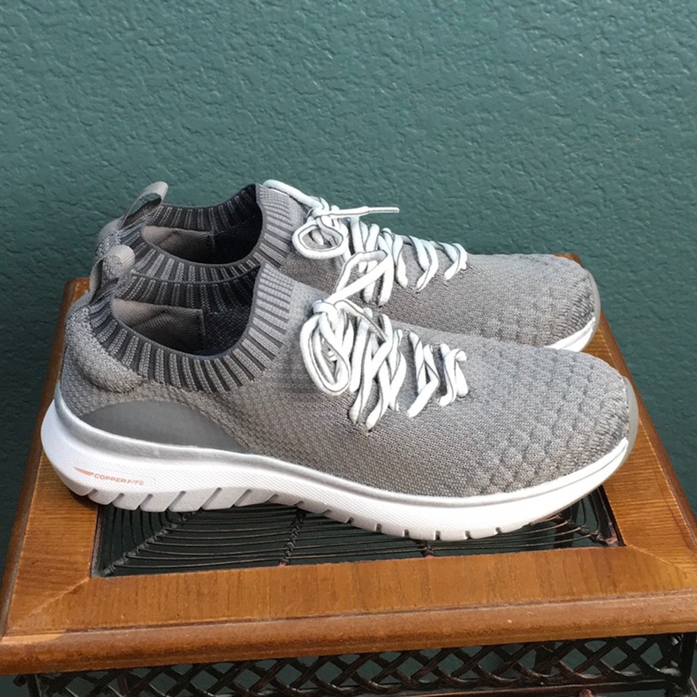 Copperfit Spirit Lace Ups Grey Running Sneakers